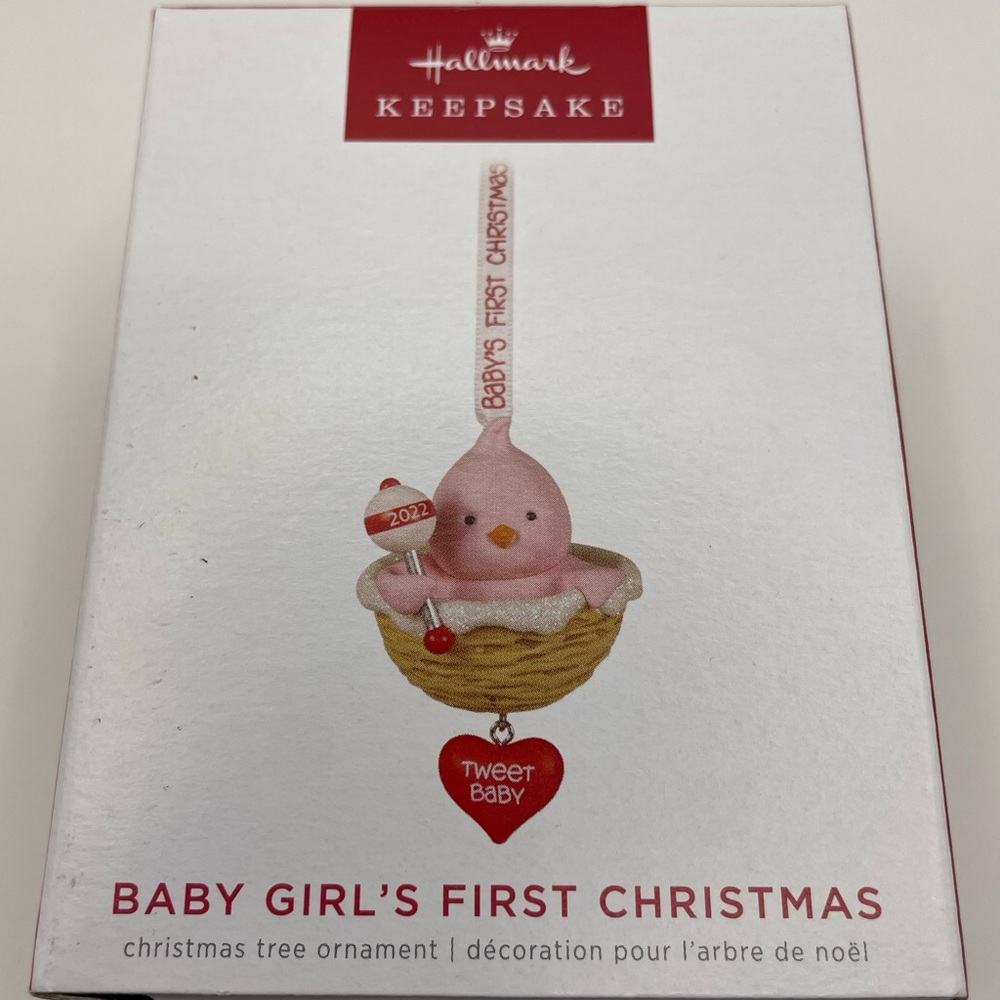 Hallmark 2022 Baby Girl’s First Christmas Ornament